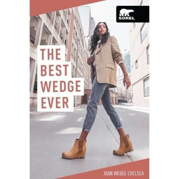 Sorel Joan Of Arctic Wedge II Chelsea Bootie size 5 - Picture 3 of 7